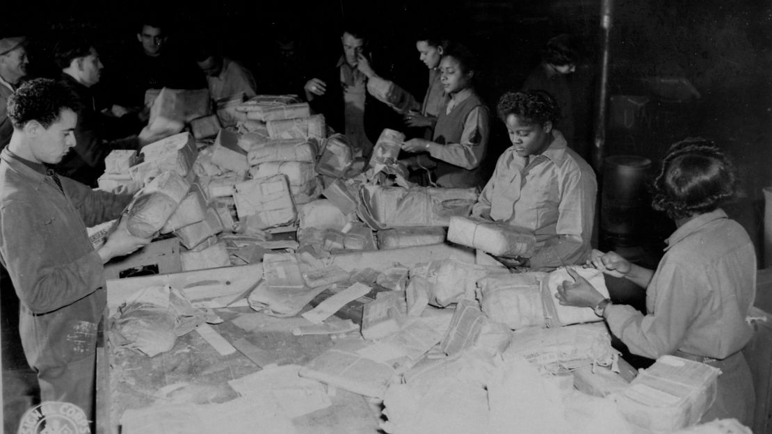 The women of Six Triple Eight said packages were often falling apart. Cakes and cookies had long since turned to crumbs.