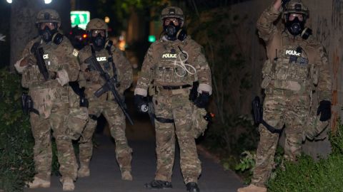 Federal officers were deployed to protect federal monuments and buildings in Portland.