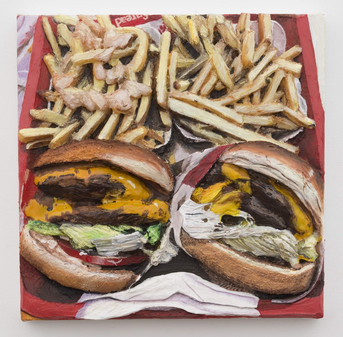 "In-N-Out Burger" (2020) by Gina Beavers. Courtesy of the artist.