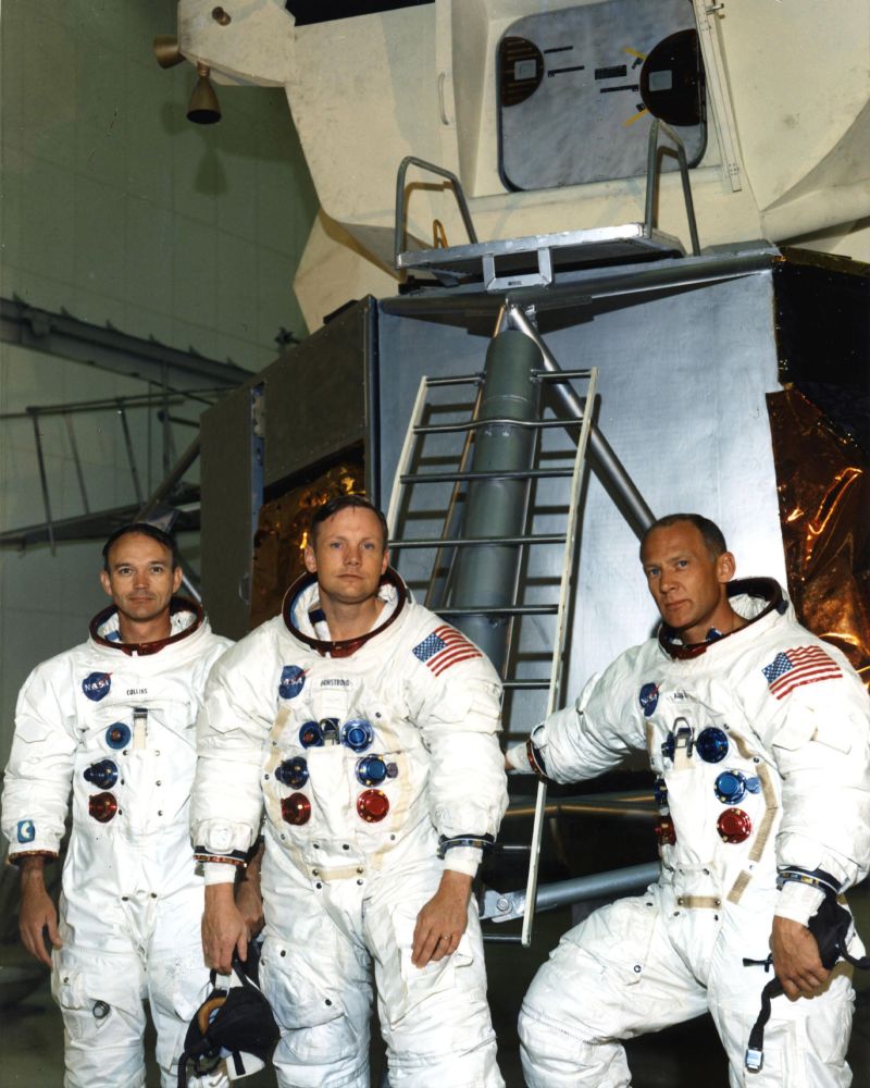 Neil Armstrong And Edwin 'Buzz' Aldrin Became The First Men To Walk On ...