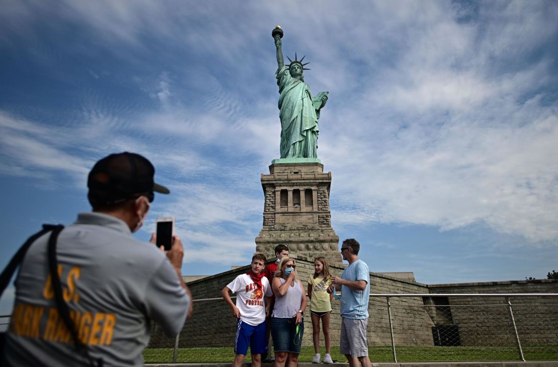 Sightseeing cruises to the Statue of Liberty will resume this weekend. 