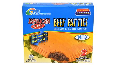 Caribbean Frozen Foods Jamaican Style Beef Patties - Mild - 9oz