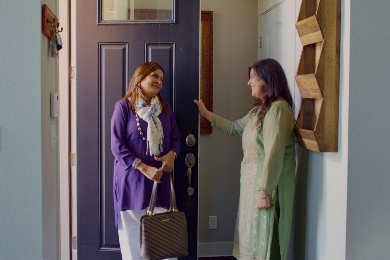 Matchmaker Sima Taparia meets with hopeful clients.