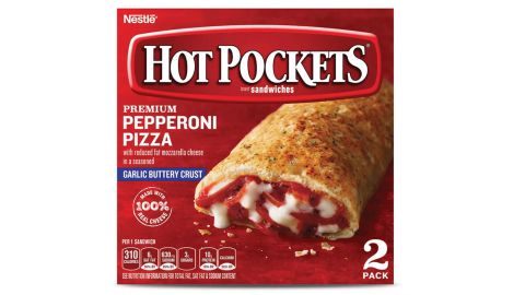 Hot Pockets Garlic Buttery Crust Pepperoni Pizza Sandwiches - 9oz/2ct