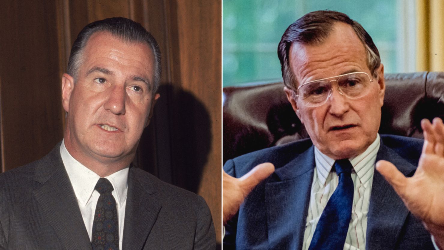 Spiro Agnew and George H.W. Bush