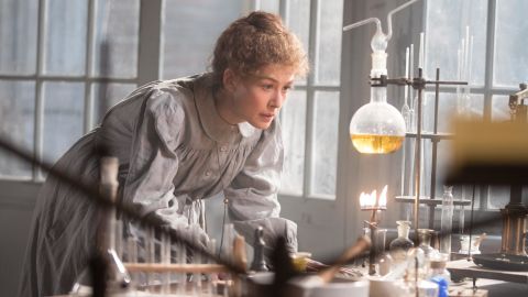 Rosamund Pike as Marie Curie in 'Radioactive.'