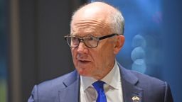 US Ambassador to the UK Woody Johnson speaks at the US Embassy in London in October 2018.