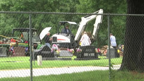 The body of Alonzo Brooks was exhumed on Tuesday, 16 years after he was found dead in a Kansas creek.  