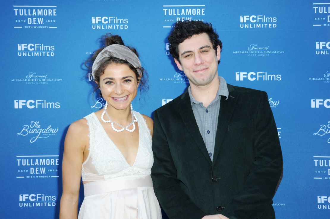 Alexi Pappas and partner Jeremy Teicher attend the IFC Films Spirit Awards Party in Santa Monica, California, earlier this year.