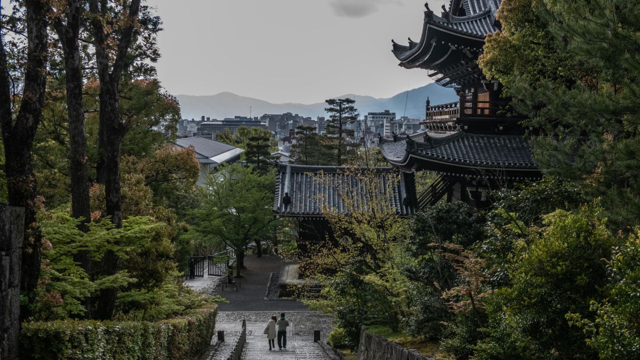 <strong>Kyoto, Japan:</strong> Chion-in is one of the most visited of the 1,000 or so temples in Kyoto. Foreign visitors to Japan were reported to have <a href="https://english.kyodonews.net/news/2020/07/6425f4f47072-urgent-foreign-visitors-to-japan-drop-999-on-year-in-june.html" target="_blank" target="_blank">dropped 99.9%</a> in April as a result of the pandemic. 