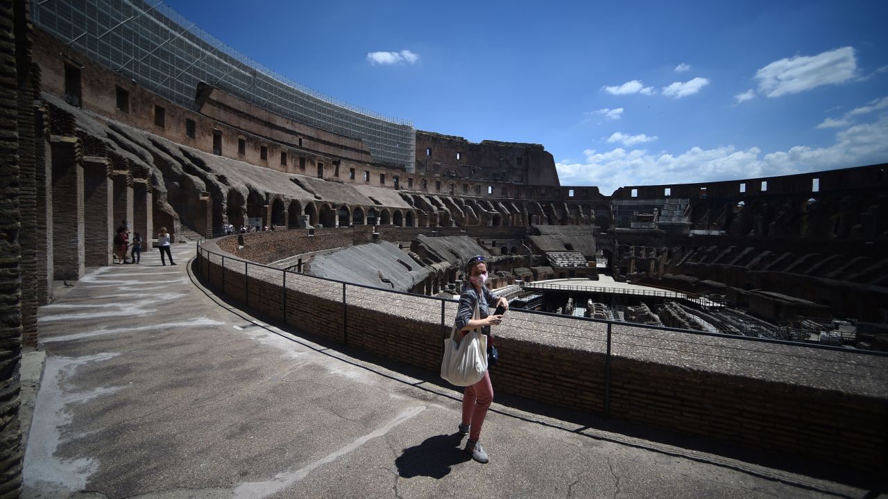 <strong>Rome:</strong> The Colosseum, scene of gladiatorial contests and public spectacles in ancient times, reopened to the public on June 1. <br />