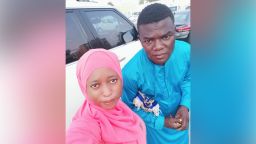 Nigerian couple Suliyat Abdulkareem and Tijani Abdulkareem in Dubai. 