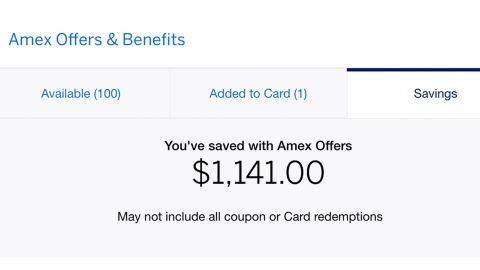 You can save thousands of dollars over time with Amex Offers.