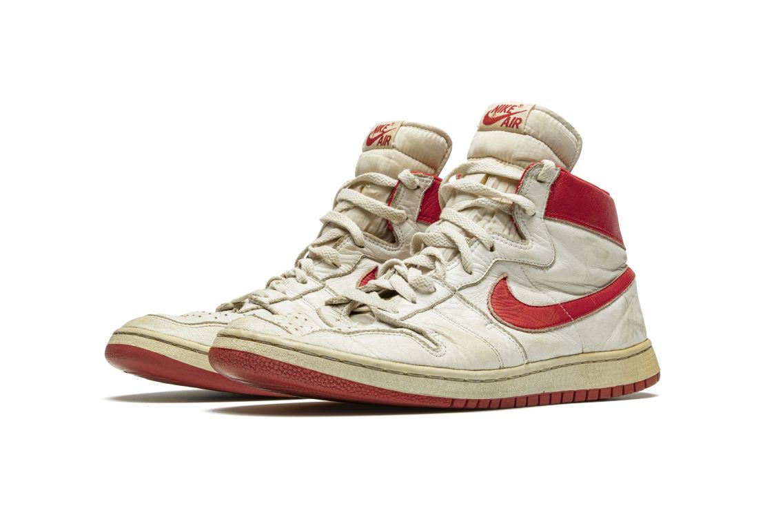 Michael Jordan's game-worn pair of Nike Air Ship sneakers could sell for over $500,000.
