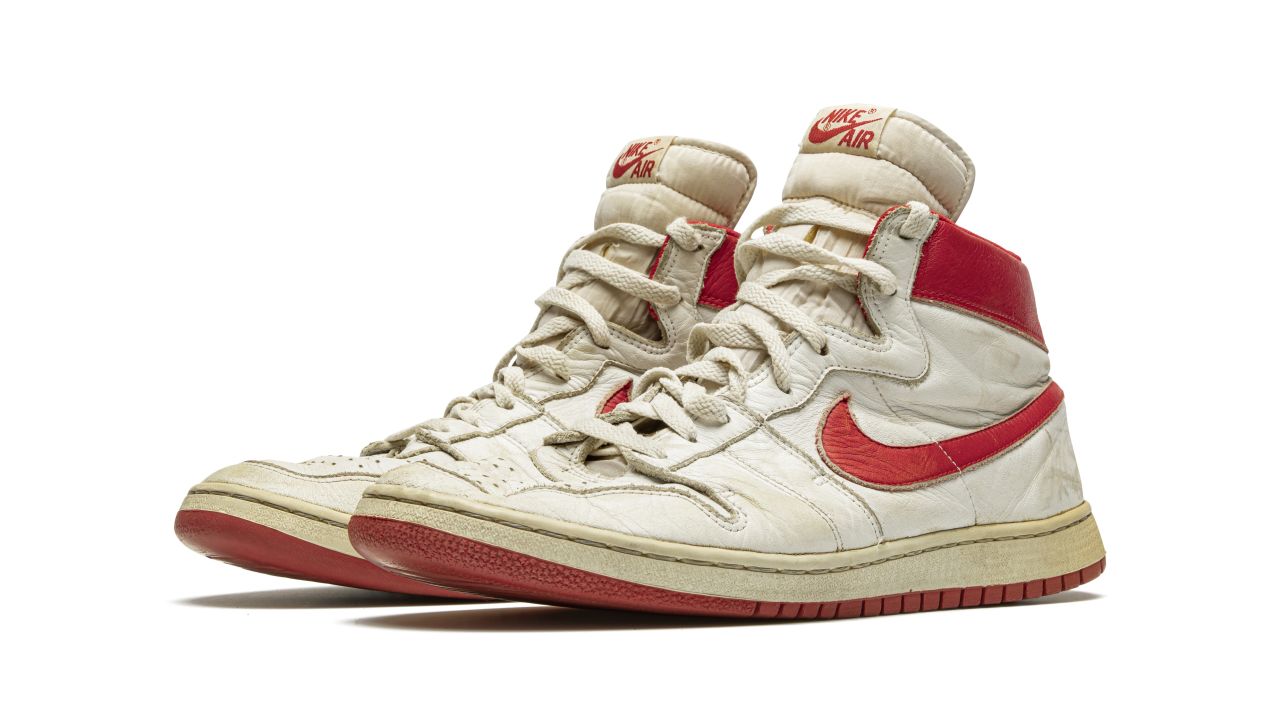 Michael Jordan's game-worn pair of Nike Air Ship sneakers could sell for over $500,000.