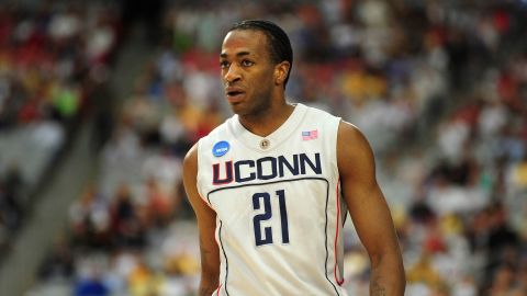 Former UConn Huskies forward Stanley Robinson, pictured here in 2009, has died. He was 32. 