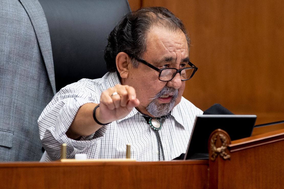 Chairman of the House Natural Resources Committee, Democrat Raul Grijalva of Arizona