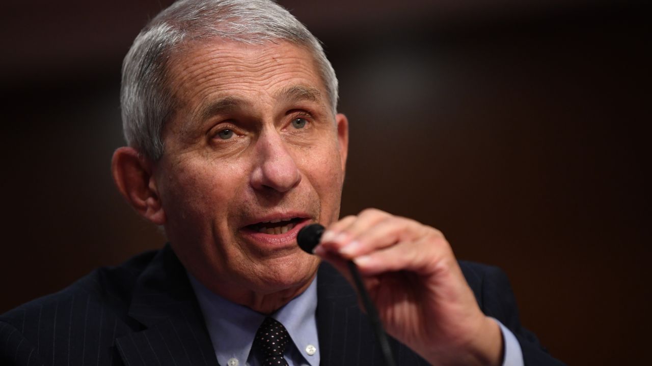 WASHINGTON, DC - JUNE 30: Dr. Anthony Fauci, director of the National Institute for Allergy and Infectious Diseases, testifies at a hearing of the Senate Health, Education, Labor and Pensions Committee on June 30, 2020 in Washington, DC. The committee is examining efforts to contain the Covid-19 pandemic while putting people back to work and kids back in school. (Photo by Kevin Dietsch-Pool/Getty Images)