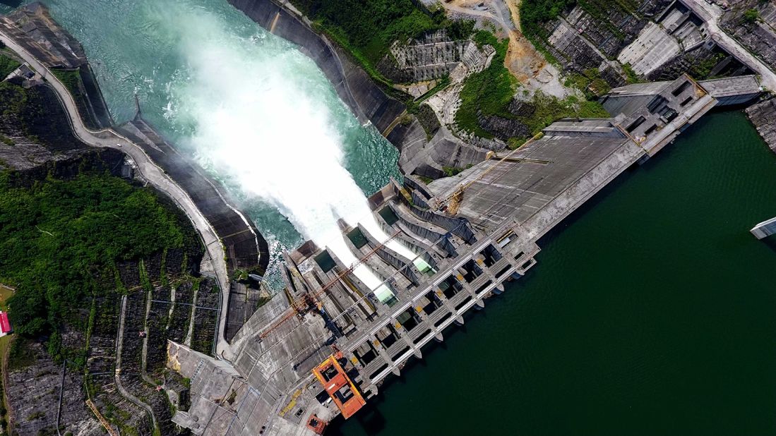 Longtan Dam in China.<br />Installed generation capacity: 6,300 megawatts.
