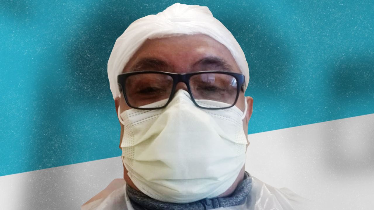 Victor Sison posted photos of himself on Facebook shortly before he passed away of coronavirus.