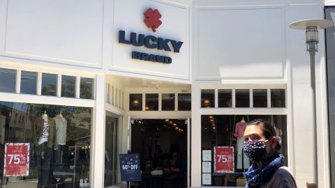 A Lucky Brand store in Northern California.