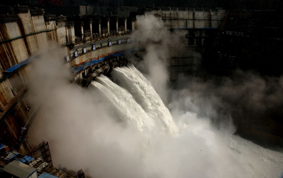 The Xiluodu Dam in China. <br />Installed generation capacity: 13,860 megawatts.