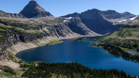 hidden lake reynolds mountain glacier national park
