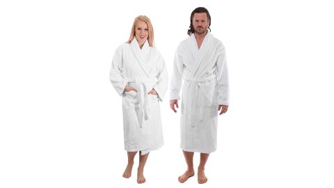 Classic Turkish Towels Luxury Shawl Terry Bathrobe