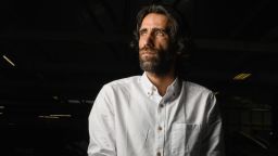Behrouz Boochani poses during a photo shoot on November 19, 2019 in Christchurch, New Zealand. 