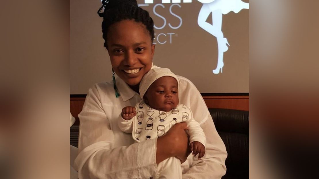 Audrey Mutare eventually had her baby Zoey after several miscarriages following her fibroid diagnosis.
