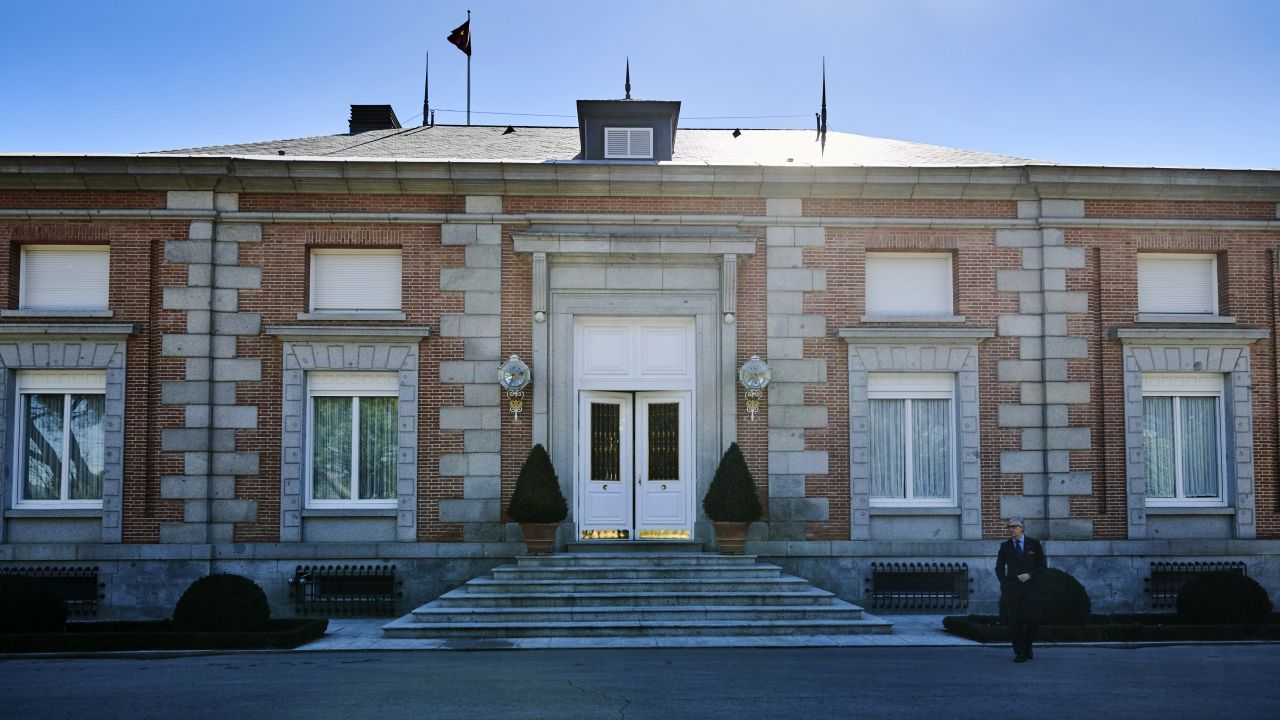 The facade of Zarzuela Palace, seen in February 2019.
