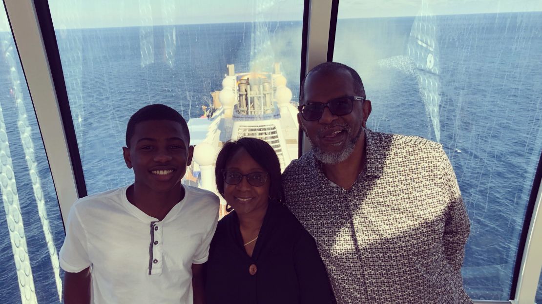 Paul C. Thornton with family on a past cruise.