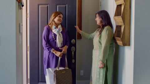 Sima Auntie greets Rupam, a divorced mother, to help her try again.