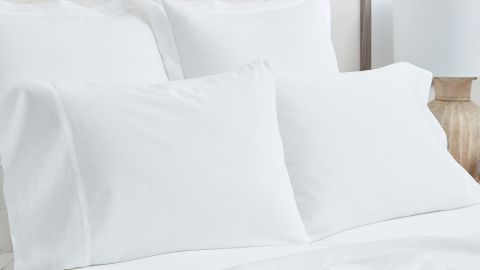 Their ethically sourced sheets range from their classic, soft-woven signature-fabric hemmed sheets to cool and crisp percale sheets. 