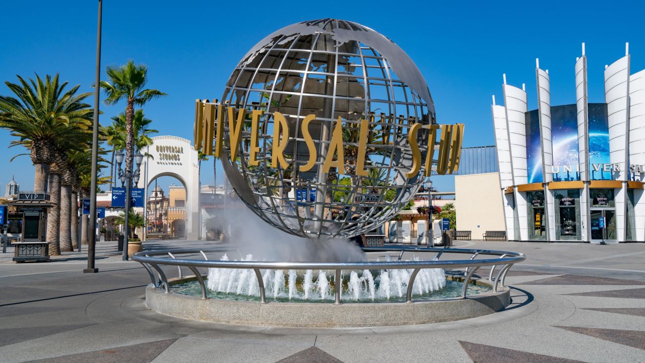 UNIVERSAL CITY, CA - JULY 23: General views of the Universal Studios theme park, still closed due to COVID-19 on July 23, 2020 in Universal City, California.  (Photo by AaronP/Bauer-Griffin/GC Images)