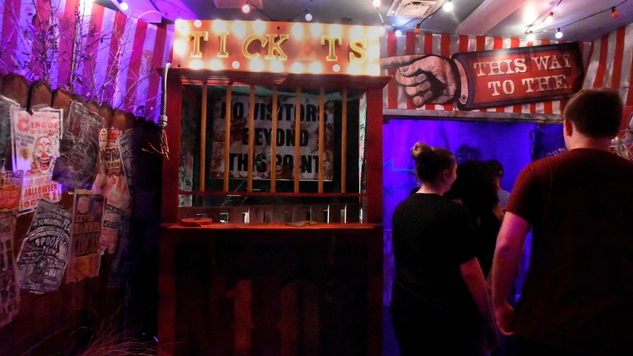 A general view of the atmosphere during Halloween Horror Nights at Universal Orlando in 2019.
