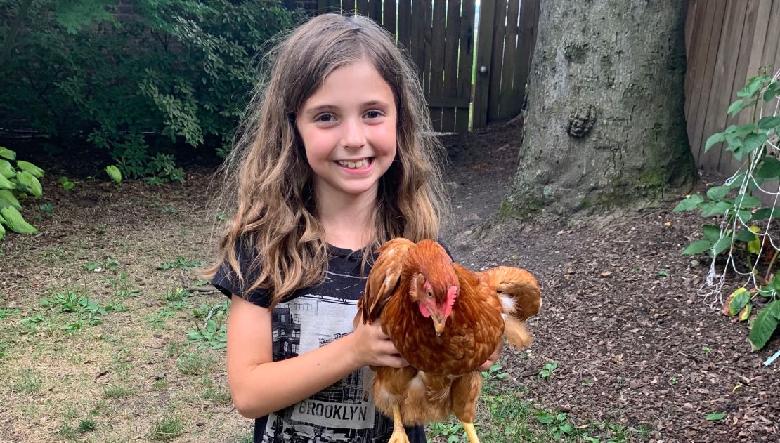 Charlotte named the six chickens after her favorite women's rights activists, Supreme Court justices, and pop singers.