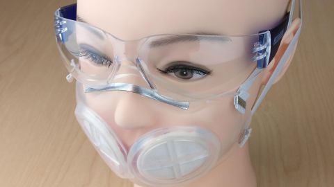 A prototype of the iMASC, a new silicone mask that can be safely reused without fear of contamination. 