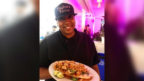 Taylor Mason, co-owner of Taylor's Tacos in Chicago, recently was chosen to receive a $25,000 award for black-owned restaurants from Discover Card's Eat It Forward campaign