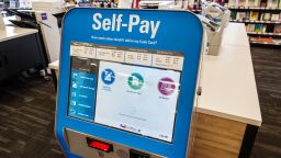 Miami Beach, Self Check-out kiosk at store. (Photo by: Jeffrey Greenberg/Universal Images Group via Getty Images)