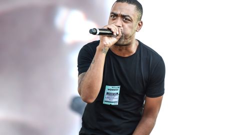 The grime artist Wiley performs at Wireless Festival in London, England, on July 6, 2018. 