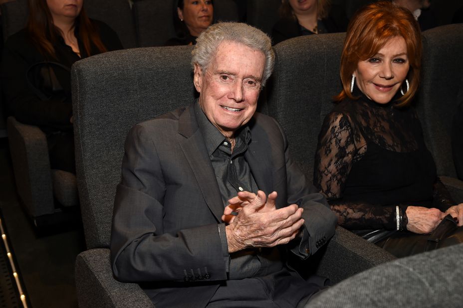 Regis and Joy Philbin attend the Los Angeles screening of the film "Burden" on February 27, 2020.