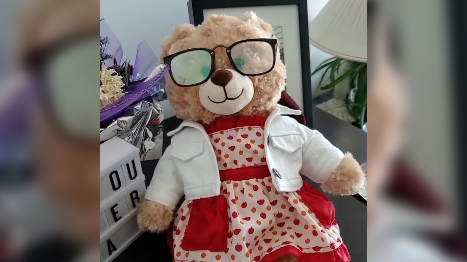 Before Marilyn Soriano passed away last year, she gave this bear to her daughter, Mara Soriano. It includes a voice memo.