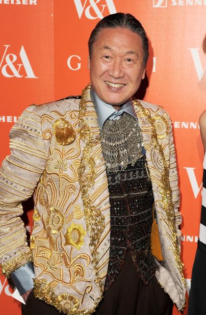 Kansai Yamamoto attending a David Bowie exhibition at the Victoria and Albert Museum on March 20, 2013 in London, England. Scroll through the gallery for photos of the Japanese fashion designer. 