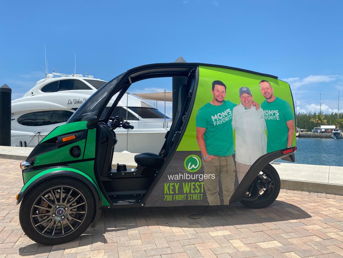 Jim Oboyski will use a Deliverator at his new Wahlburgers franchise in Key West, Florida.
