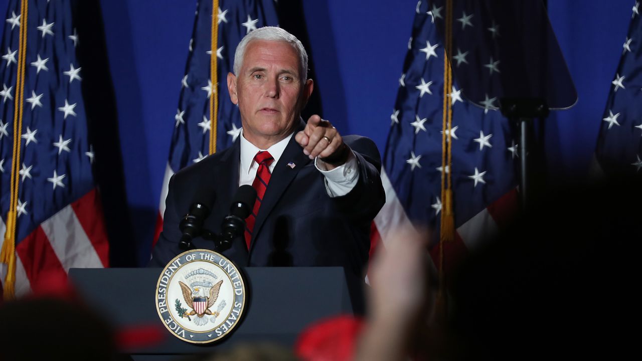 Vice President Mike Pence speaks during the Donald J. Trump for President Latino Coalition Rollout on June 25, 2019 in Miami, Florida.