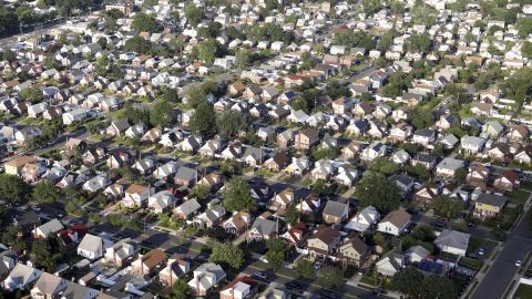 A suburban neighborhood in Elmont, New York. Despite laws against discrimination in housing, many American cities remain racially segregated.
