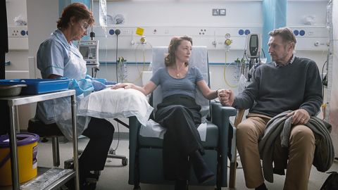 <strong>"Ordinary Love"</strong>:  Lesley Manville and Liam Neeson star in this love story about a long-married couple that must face a cancer battle together. <strong>(Hulu) </strong>