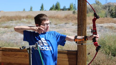 Brady Thompson, 16, of West Des Moines, Iowa, has attended medical specialty camp Roundup River Ranch in Gypsum, Colorado, for the past three summers. This year, the camp went virtual due to Covid-19 safety measures.
