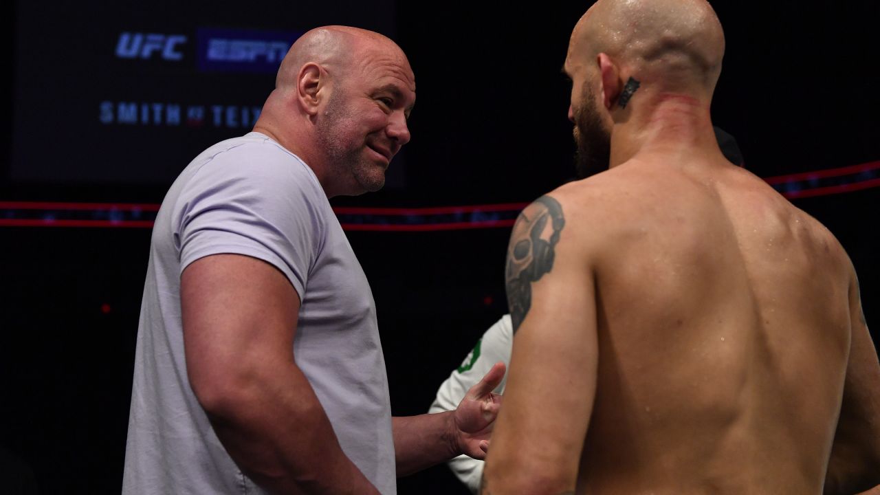UFC president Dana White says his 'Fight Island' idea has been a success. 
